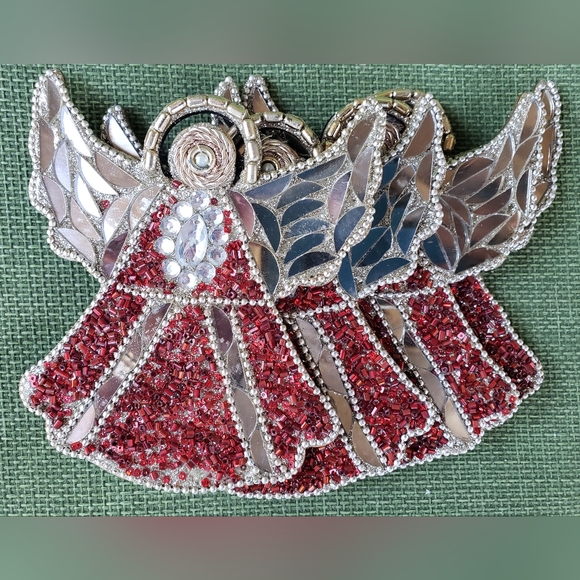 Pier 1 Holiday Set Of 4 Pier Imports Holiday Angel Beaded Coasters